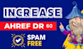 increase ahref DR upto 60