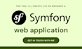 create or enhance your symfony web app
