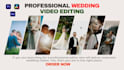 do professional wedding video editing