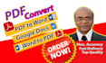 convert PDF to word or google docs, powerpoint or slides