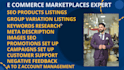 do ebay listings creation with SEO, ebay PPC, ebay promotion
