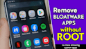 remove android bloatware apps without root