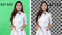 do high quality rotoscoping, green screen remove, masking