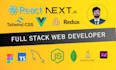 be your full stack web developer reactjs, vuejs, nodejs