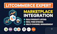 be your litcommerce expert, product listing,  marketplace integration