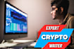 craft top notch concise crypto articles as an expert