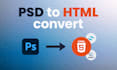 convert PSD to html with tailwind css