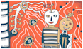 draw a cute weird illustration
