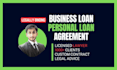 prepare business or personal loan contract, convertible note