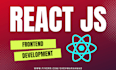 develop react js frontend with bootstrap material UI tailwind