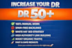 increase DR 50 plus in 15 days for top rank your website