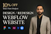 develop speed optimized high converting webflow website