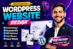 be your wordpress developer, website designer, business website development