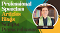 provide you with professionally written articles