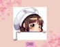 draw cute chibi peeking art or pfp for you