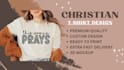do custom typography christian t shirt design