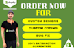 do shopify custom coding , shopify fixbug shopify expert