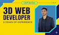 develop a 3d animated website using threejs and gsap