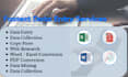fastest data entry in one day and internet research