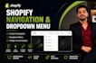 create shopify navigation, mega menu and dropdown menu