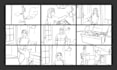 draw 9 rough sketch frames in 24 hours