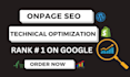 fix technical SEO issues 404 errors, broken links, canonical urls in 24 hours