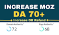 increase DR 70 ahref domain rating for top rank your website