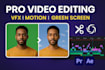 do video editing and motion design