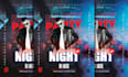 design flyer for party, event, club, marketing, music, birthday, postcard