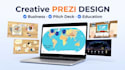design an engaging prezi presentation for your business