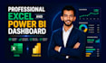 create automated excel and power bi KPI dashboard and report