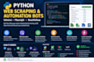build python web scraping and automation bots