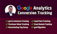 fix or setup ga4 ecommerce tracking, conversion tracking, ga4 migration via gtm