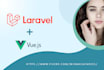 develop website and web application using PHP, laravel and vuejs