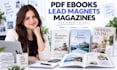 design unique pdf ebooks, lead magnets and magazine