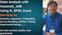 do advance regression modeling  and ml in r studio python spss excel