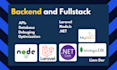 be your back end developer, will do full stack development