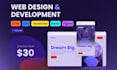 write HTML, CSS, javascript, react and help you with design