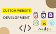 built an HTML CSS bootstrap tailwindcss website and HTML landing page