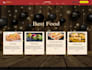 new fast food restaurant website design