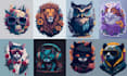 create custom trendy graphic t shirt design using ai