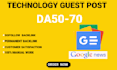 published your article on high da DR technology blog