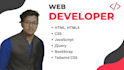 be your web developer and code HTML CSS js website