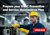 prepare hvac preventive, predictive, service maintenance and operation plan
