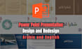 do powerpoint template, redesign, editing, and animation
