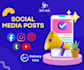 create 10 social media posts