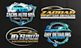 make auto detailing and car wash logo