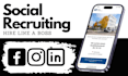 create a mobile optimized recruiting funnel and social media campaigns
