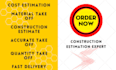 do material take off, quantity takeoff and construction cost estimation