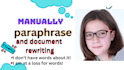 provide expert paraphrasing and rewriting services